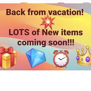 LOTS OF NEW ITEMS COMING SOON